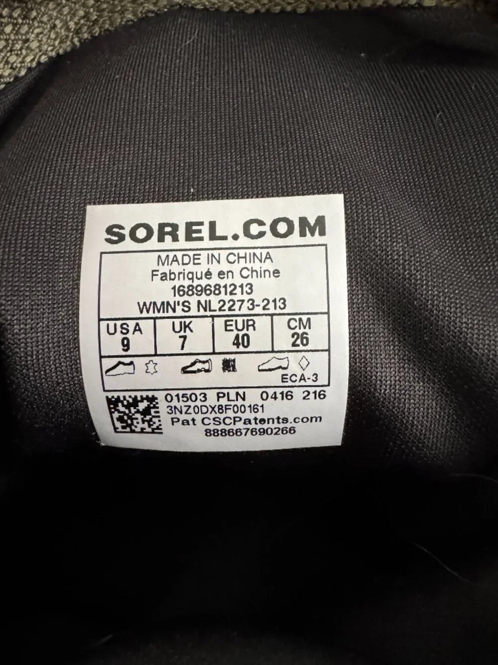 Sorel Conquest Carly II Waterproof Winter Snow Boots Women's Size 9